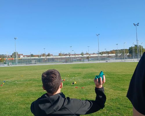 Sprint gegen Usain Bolt, Muskelkater inklusive: Erste Klasse erlebt Leichtathletik am Bundesstützpunkt