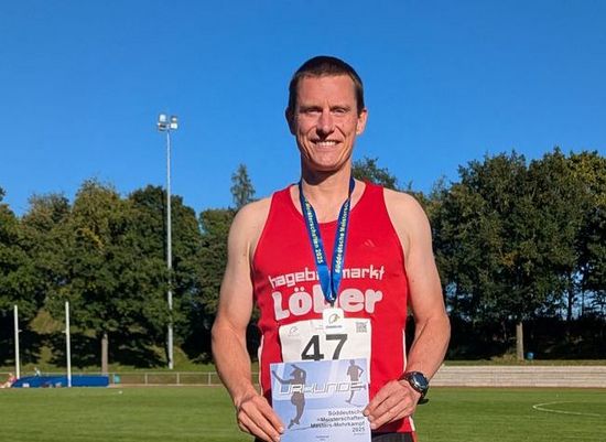 Tim Reitz wird Süddeutscher Vizemeister im Fünfkampf der M40