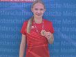 Vier Athleten feiern Bronzegewinnn